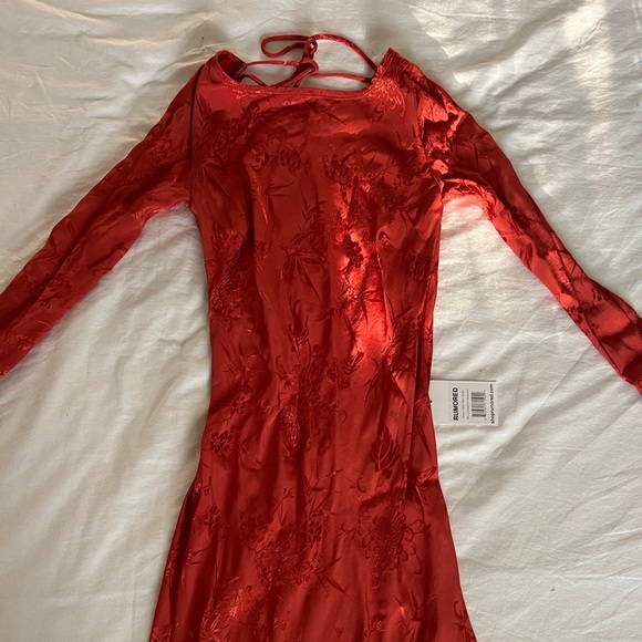 Rumored Sweet talker Dress in red, size XS. - Picture 6 of 7
